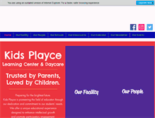 Tablet Screenshot of kidsplaycedaycare.com